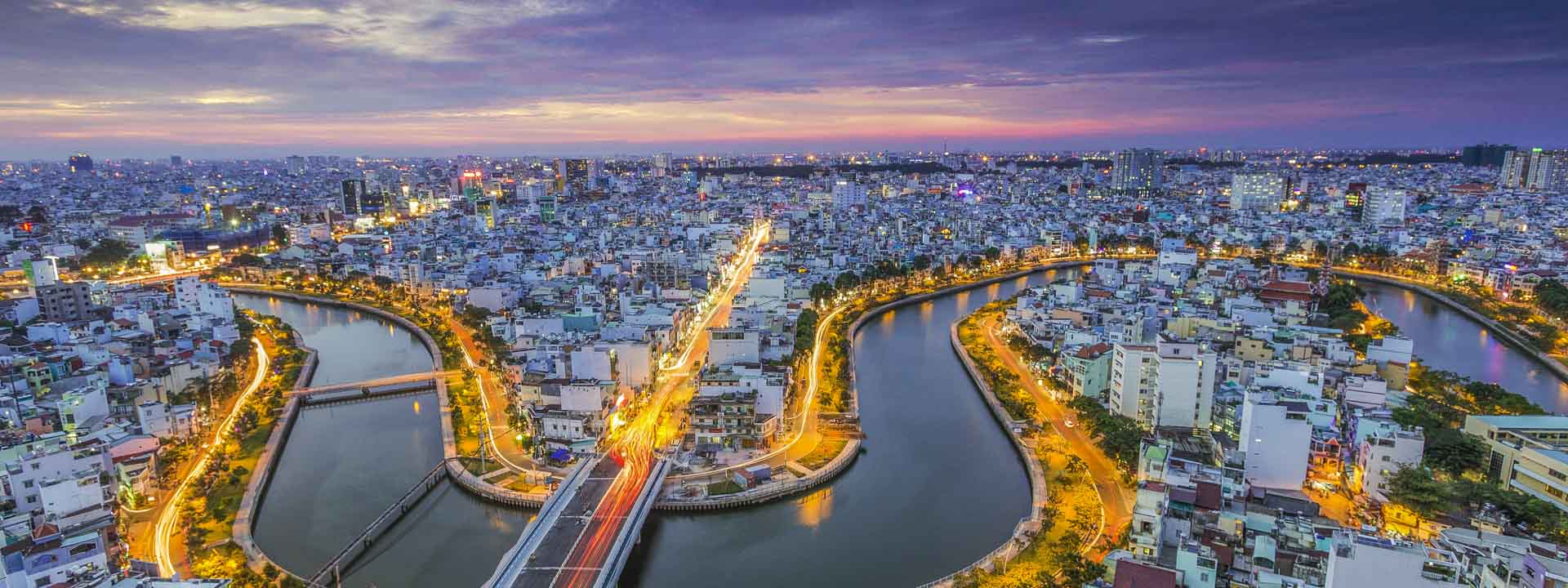 Tour de la dynamique ville de Saigon